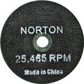Norton Co CutOff Wheel, 3 in Dia, 116 in Thick, 38 in Arbor, 36 Grit, Very Coarse 66252835553